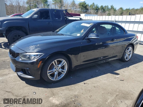 2019 BMW 4 Series 430i xDrive with VIN WBA4Z3C51KEN88803, listed as a Copart auction lot 50422424 with 47,588 mi miles and Salvage title. Bid and sale history available at DreamBid. Image 1.