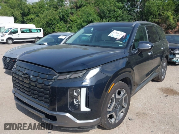 2024 Hyundai Palisade Limited z VIN KM8R5DGE9RU646608, wystawiony jako IAAI lot #42506228 z przebiegiem 54 895 mil mil oraz . Historia ofert i sprzedaży dostępna na DreamBid. Obrazek 17.