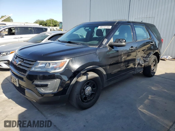 2018 Ford Police Interceptor Utility z VIN 1FM5K8AR0JGA20815, wystawiony jako Copart lot #58233165 z przebiegiem 109 064 mil mil oraz Tytuł czysty. Historia ofert i sprzedaży dostępna na DreamBid. Obrazek 1.