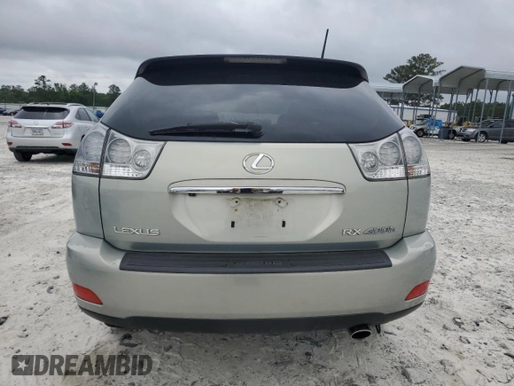 2007 Lexus RX 400h with VIN JTJGW31U872003692, listed as a Copart auction lot 54429045 with 250,873 mi miles and Clean Title. Bid and sale history available at DreamBid. Image 6.