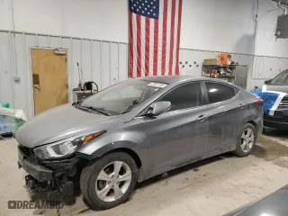 2016 Hyundai Elantra Value Edition with VIN KMHDH4AE4GU591847, listed as a Copart auction lot 87501105 with 72,508 mi miles and Salvage Title. Bid and sale history available at carsss.com. Image 1.