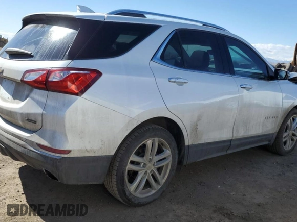 2018 Chevrolet Equinox Premier with VIN 2GNAXNEX2J6153904, listed as a Copart auction lot 47056765 with 86,968 mi miles and Salvage Title. Bid and sale history available at DreamBid. Image 3.