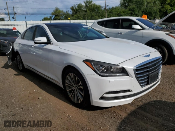 2015 Hyundai Genesis 3.8L with VIN KMHGN4JEXFU073049, listed as a Copart auction lot 68503014 with 113,609 mi miles and Salvage Title. Bid and sale history available at carsss.com. Image 4.