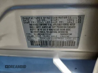 2021 Nissan Sentra SV with VIN 3N1AB8CVXMY223147, listed as a Copart auction lot 60263515 with 70,760 mi miles and Clean title. Bid and sale history available at DreamBid. Image 12.