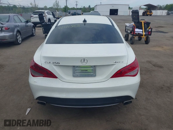 2015 Mercedes-Benz CLA 250 with VIN WDDSJ4GB0FN194180, listed as a IAAI auction lot 42126862 with 118,281 mi miles and . Bid and sale history available at DreamBid. Image 15.