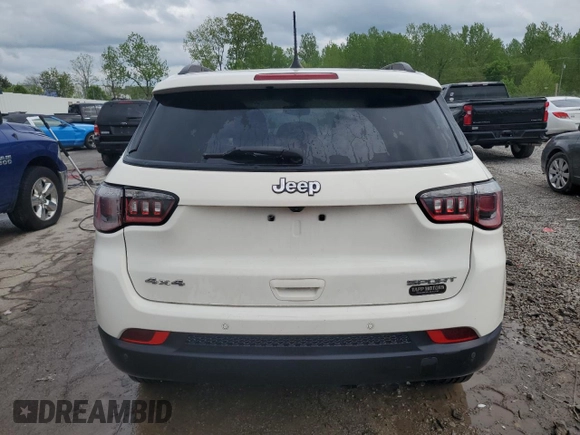 2018 Jeep Compass Sport с VIN 3C4NJDAB4JT440852, выставлен на аукционе Copart как лот 54449415 с пробегом 122 600 миль миль и На запчасти • Non repairable. История ставок и продаж доступна на DreamBid. Изображение 6.