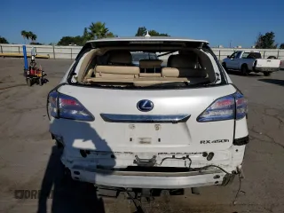 2012 Lexus RX 450h с VIN JTJZB1BA6C2006324, выставлен на аукционе Copart как лот 61091425 с пробегом 269 325 миль миль и Списание • Salvage title. История ставок и продаж доступна на DreamBid. Изображение 6.
