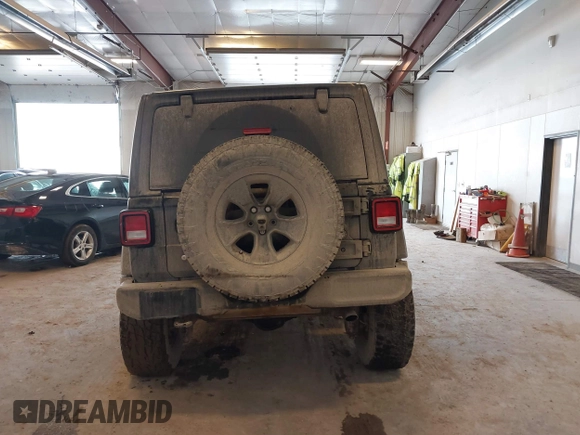 2020 Jeep Wrangler Unlimited Sport Altitude с VIN 1C4HJXDG4LW120627, выставлен на аукционе IAAI как лот 41728593 с пробегом 63 565 миль миль и . История ставок и продаж доступна на DreamBid. Изображение 16.
