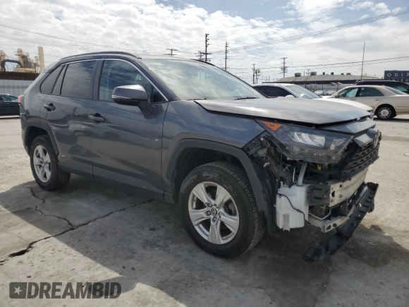 2019 Toyota RAV4 Hybrid LE with VIN 2T3MWRFV6KW004060, listed as a Copart auction lot 48172695 with 101,899 mi miles and Salvage title. Bid and sale history available at DreamBid. Image 4.