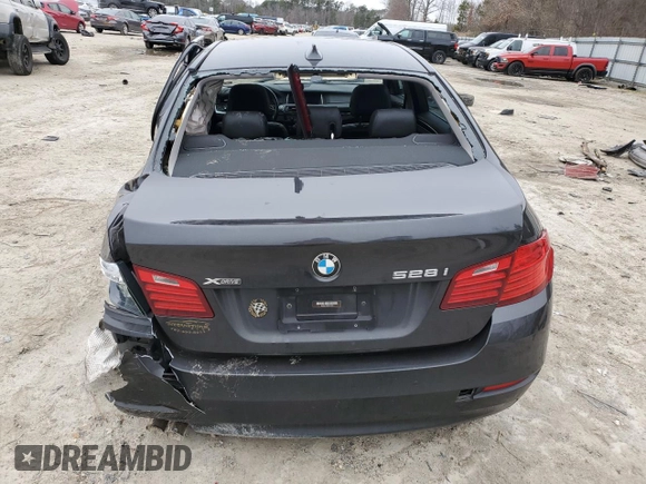 2016 BMW 5 Series 528i xDrive with VIN WBA5A7C58GG144462, listed as a Copart auction lot 45710815 with 119,416 mi miles and Salvage Title. Bid and sale history available at carsss.com. Image 6.