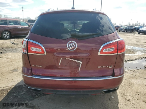 2017 Buick Enclave Leather with VIN 5GAKVBKD3HJ214624, listed as a Copart auction lot 52945445 with 145,594 mi miles and Clean Title. Bid and sale history available at carsss.com. Image 6.