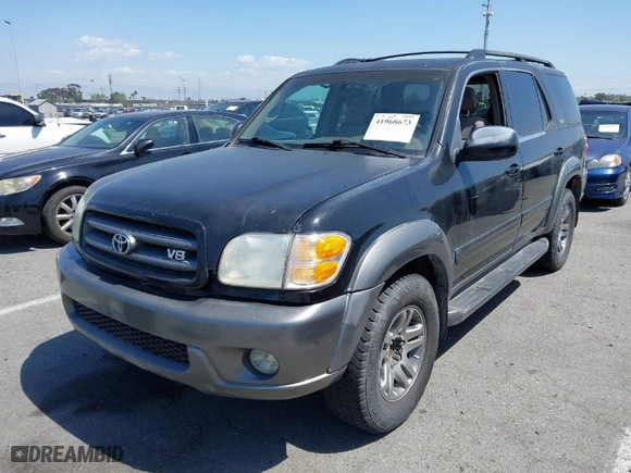 2004 Toyota Sequoia SR5 with VIN 5TDZT34A54S217565, listed as a IAAI auction lot 41968673 with 162,358 mi miles. Bid and sale history available at carsss.com. Image 2.