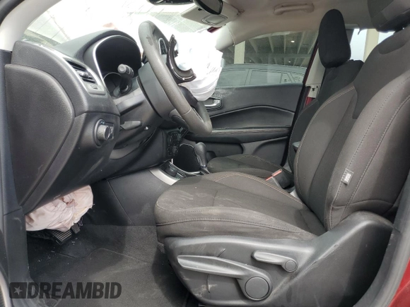 2021 Jeep Compass Freedom with VIN 3C4NJDAB5MT599920, listed as a Copart auction lot 52577865 with 61,963 mi miles and Non Repairable. Bid and sale history available at carsss.com. Image 7.
