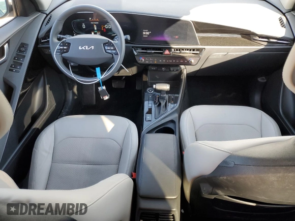 2023 Kia Niro EX with VIN KNDCR3LE5P5081599, listed as a Copart auction lot 87872055 with 34,407 mi miles and Salvage Title. Bid and sale history available at carsss.com. Image 8.