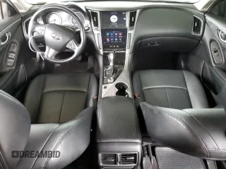 2015 Infiniti Q50 Sport with VIN JN1BV7AP3FM353836, listed as a Copart auction lot 54265965 with 101,602 mi miles and Salvage title. Bid and sale history available at DreamBid. Image 8.