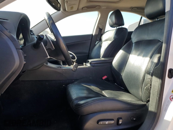 2010 Lexus IS 250 with VIN JTHBF5C22A5126316, listed as a Copart auction lot 46837375 with 196,838 mi miles and Salvage Title. Bid and sale history available at carsss.com. Image 7.