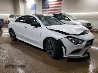 2022 Mercedes-Benz CLA 250 with VIN W1K5J4HB3NN260764, listed as a Copart auction lot 44138594 with 23,774 mi miles and . Bid and sale history available at DreamBid. Image 4.