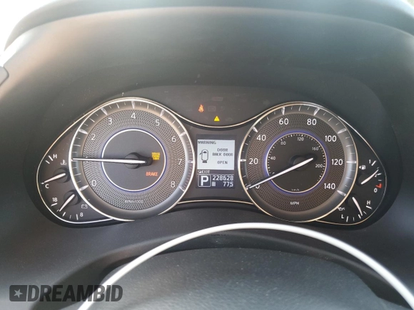 2012 Infiniti QX56 7-passenger with VIN JN8AZ2NF6C9518895, listed as a Copart auction lot 61084975 with 228,628 mi miles and Salvage title. Bid and sale history available at DreamBid. Image 9.