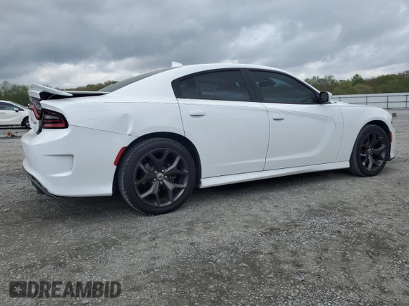 2019 Dodge Charger GT with VIN 2C3CDXHG3KH721430, listed as a Copart auction lot 51839515 with 89,556 mi miles and Salvage Title. Bid and sale history available at DreamBid. Image 3.