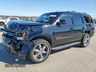 2008 Chevrolet Tahoe 2LT z VIN 1GNFC13J58R247802, wystawiony jako Copart lot #47189335 z przebiegiem 137 358 mil mil oraz Szkoda całkowita • Salvage title. Historia ofert i sprzedaży dostępna na DreamBid. Obrazek 1.