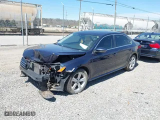 2012 Volkswagen Passat SE with VIN 1VWBH7A32CC036985, listed as a IAAI auction lot 41903135 with 116,376 mi miles. Bid and sale history available at carsss.com. Image 2.