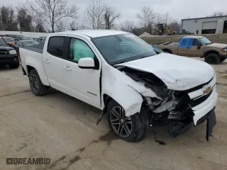 2019 Chevrolet Colorado 2WD Work Truck with VIN 1GCGSBEAXK1155111, listed as a Copart auction lot 46215334 with 55,617 mi miles and Salvage Title. Bid and sale history available at carsss.com. Image 4.