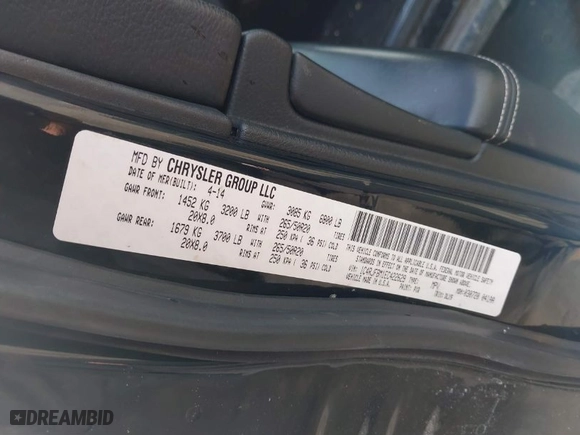 2014 Jeep Grand Cherokee Limited with VIN 1C4RJFBM1EC422629, listed as a IAAI auction lot 41716140 with 194,164 mi miles. Bid and sale history available at carsss.com. Image 9.
