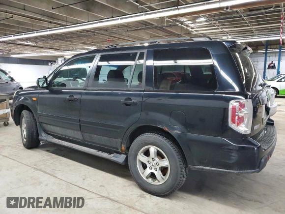 2006 Honda Pilot EX-L with VIN 2HKYF18766H539257, listed as a Copart auction lot 49101135 with 123,968 mi miles and Clean Title. Bid and sale history available at DreamBid. Image 2.