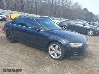 2013 Audi A4 Premium with VIN WAUBFAFLXDN005355, listed as a IAAI auction lot 41777434 with 173,481 mi miles. Bid and sale history available at carsss.com. Image 1.