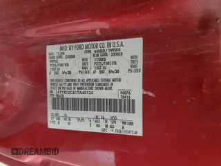 2001 Ford Ranger XL with VIN 1FTYR10C61TA40124, listed as a Copart auction lot 48943325 with 196,810 mi miles and Salvage title. Bid and sale history available at DreamBid. Image 14.