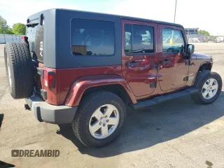 2008 Jeep Wrangler Unlimited Sahara with VIN 1J4GA59168L534967, listed as a Copart auction lot 54894635 with 180,581 mi miles and Salvage title. Bid and sale history available at DreamBid. Image 3.