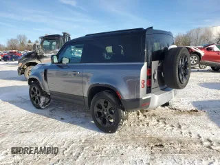 2023 Land Rover Defender S with VIN SALEJ6EX7P2243744, listed as a Copart auction lot 55748345 with 18,822 mi miles and Salvage title. Bid and sale history available at DreamBid. Image 2.