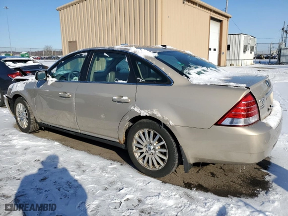 2007 Mercury Montego Premier with VIN 1MEHM43117G602649, listed as a Copart auction lot 45904565 with 102,621 mi miles and Salvage Title. Bid and sale history available at carsss.com. Image 2.