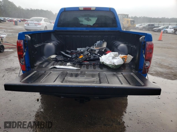 2008 GMC Canyon SLE1 with VIN 1GTCS13E788102512, listed as a Copart auction lot 43248555 with 0 mi miles and Salvage Title. Bid and sale history available at carsss.com. Image 6.