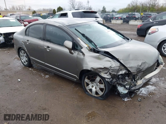 2008 Honda Civic LX with VIN 2HGFA16508H517923, listed as a IAAI auction lot 41990340 with 255,917 mi miles and . Bid and sale history available at DreamBid. Image 1.