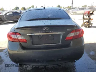 2013 Infiniti M with VIN JN1BY1APXDM510926, listed as a Copart auction lot 51700125 with 111,045 mi miles and Salvage title. Bid and sale history available at DreamBid. Image 6.