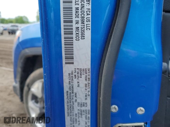 2021 Jeep Compass Limited z VIN 3C4NJDCB9MT535683, wystawiony jako Copart lot #58504285 z przebiegiem 44 738 mil mil oraz Czysty tytuł • Clean title. Historia ofert i sprzedaży dostępna na DreamBid. Obrazek 14.