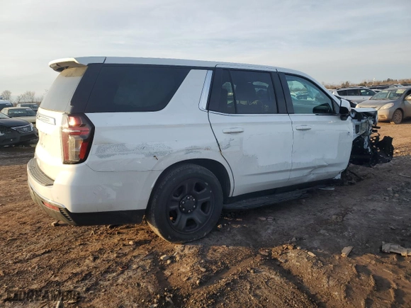 2023 Chevrolet Tahoe Commercial with VIN 1GNSKLED4PR435830, listed as a Copart auction lot 47010865 with 5,417 mi miles and Salvage Title. Bid and sale history available at carsss.com. Image 3.