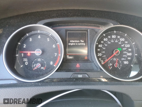 2019 Volkswagen GTI S z VIN 3VW6T7AUXKM030969, wystawiony jako Copart lot #54727865 z przebiegiem 75 991 mil mil oraz Szkoda całkowita • Salvage title. Historia ofert i sprzedaży dostępna na DreamBid. Obrazek 9.