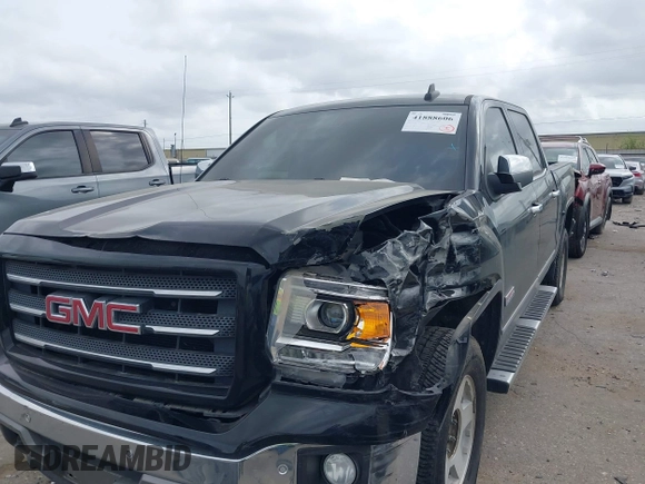 2015 GMC Sierra 1500 SLT with VIN 3GTU2VEC6FG383913, listed as a IAAI auction lot 41888606 with 122,181 mi miles and . Bid and sale history available at DreamBid. Image 2.