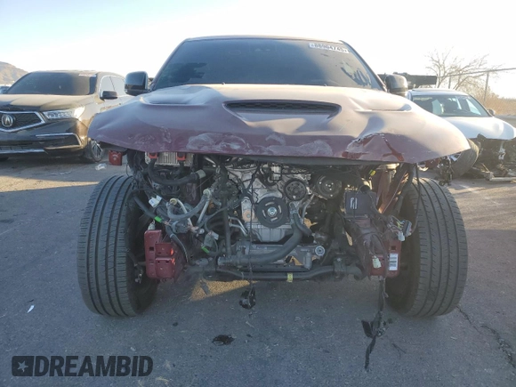 2023 Dodge Durango GT Plus with VIN 1C4RDHDG0PC599539, listed as a Copart auction lot 88904745 with 17,267 mi miles and Salvage title. Bid and sale history available at DreamBid. Image 5.