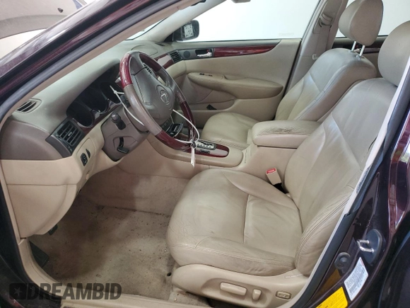 2003 Lexus ES 300 with VIN JTHBF30G030105503, listed as a Copart auction lot 53875065 with 332,920 mi miles and Salvage Title. Bid and sale history available at DreamBid. Image 7.