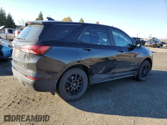 2023 Chevrolet Equinox LS z VIN 3GNAX5EG9PL232944, wystawiony jako Copart lot #79454394 z przebiegiem 41 064 mil mil oraz Szkoda całkowita • Salvage title. Historia ofert i sprzedaży dostępna na DreamBid. Obrazek 3.