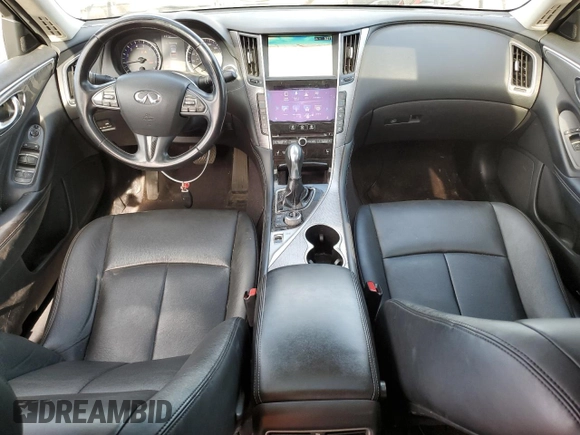 2014 Infiniti Q50 Premium with VIN JN1BV7AP6EM673747, listed as a Copart auction lot 50327265 with 136,288 mi miles and Salvage Title. Bid and sale history available at carsss.com. Image 8.