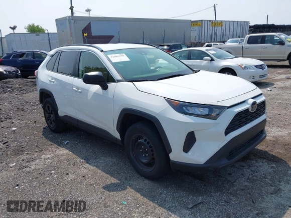 2019 Toyota RAV4 LE with VIN JTMF1RFV0KD045059, listed as a IAAI auction lot 42402598 with Not provided miles and . Bid and sale history available at DreamBid. Image 1.