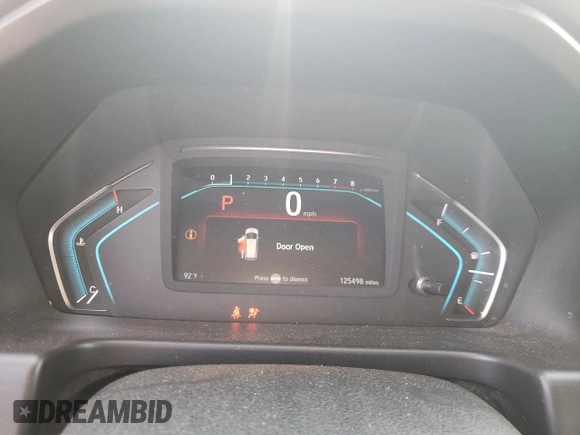 2018 Honda Odyssey EX with VIN 5FNRL6H55JB037386, listed as a Copart auction lot 63577475 with 125,498 mi miles and Salvage title. Bid and sale history available at DreamBid. Image 9.