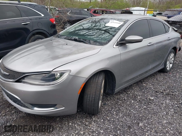 2015 Chrysler 200 Limited with VIN 1C3CCCAB6FN571322, listed as a IAAI auction lot 41929946 with 178,348 mi miles. Bid and sale history available at carsss.com. Image 2.