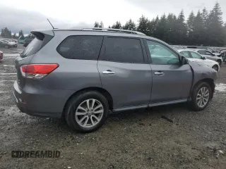 2015 Nissan Pathfinder SV with VIN 5N1AR2MM7FC653740, listed as a Copart auction lot 51338395 with 197,668 mi miles and Salvage Title. Bid and sale history available at carsss.com. Image 3.