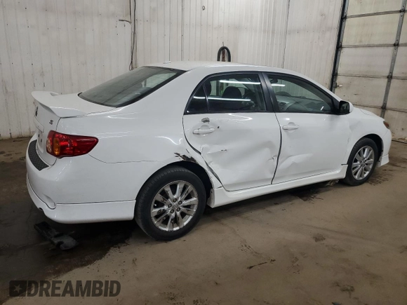 2010 Toyota Corolla with VIN 2T1BU4EE1AC447615, listed as a Copart auction lot 53095075 with 103,500 mi miles and Salvage Title. Bid and sale history available at carsss.com. Image 3.
