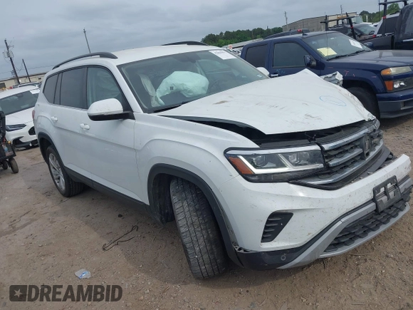 2021 Volkswagen Atlas SE with VIN 1V2WR2CA3MC570349, listed as a IAAI auction lot 42065993 with 83,362 mi miles and . Bid and sale history available at DreamBid. Image 1.
